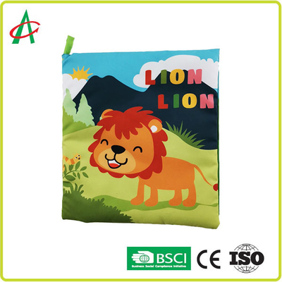 Libri molli EN71 per gli infanti, libro del bambino della peluche di 20cm