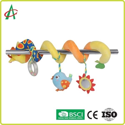 Giocattolo molle 68cm*35cm della carrozzina di spirale del boa con peluche Duck And Mirror