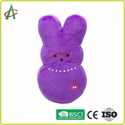 Giocattoli interattivo indistruttibile prefabbricato 4" 6" 12" dell'animale domestico di BSCI giallo porpora