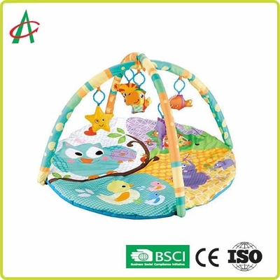Palestra portatile lavabile 100% del gioco di attività del bambino del poliestere Mat Infant Toddlers
