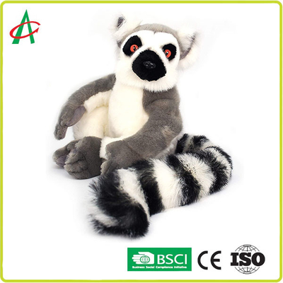 10" sveglio nessun giocattolo della peluche delle lemure del Madagascar di irritazione