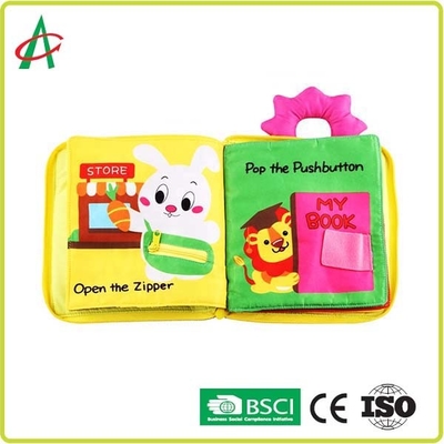 Libri di panno molli del poliestere 20x20cm per la norma dei bambini ASTM