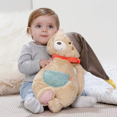SNAS Toy Bear Bright Colors molle 44x24x13cm per 0-4 anni