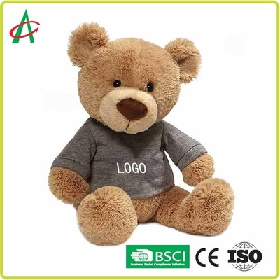 Peluche molle eccellente Teddy Bear di ASTM 15cm 20cm 25cm con il logo su misura