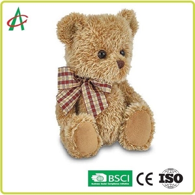 10,5 " X 7" Shaggy Brown Plush Teddy Bear per Valentine Gift