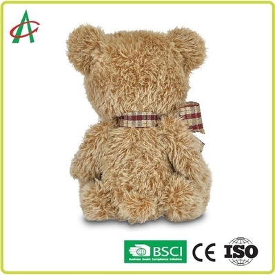 10,5 " X 7" Shaggy Brown Plush Teddy Bear per Valentine Gift