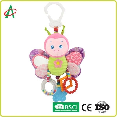 Duck Baby Plush Rattle giallo 8x25cm per le ragazze ed i ragazzi