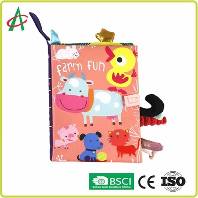 libri molli per gli infanti, libri di 23cm di straccio ISO9001 per i bambini
