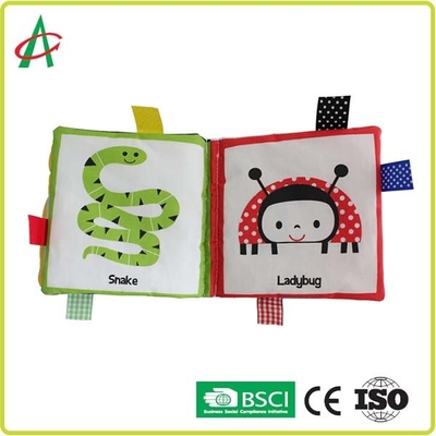 libro molle di attività 3D di 23cm, libri di panno EN71 per i bambini