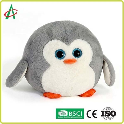 Certificato molle eccellente del tessuto CPSC del pinguino 25cm del bambino dei giocattoli animali rotondi della peluche