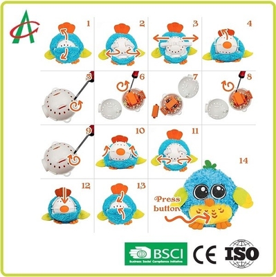 Giocattoli molli attivati sani di musical per i bambini 6,26" X6.1 ' X5.35»
