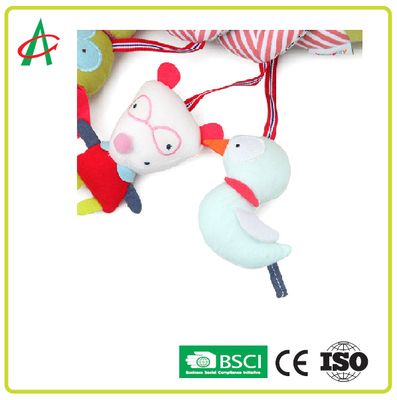 Cotone fresco 100% del giocattolo 40X28CM pp di spirale della sede di automobile del bambino