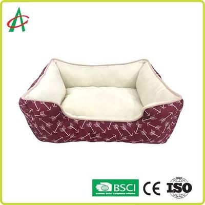 Coperta lanuginosa del cane di rettangolo, letto molle dell'animale domestico di CPSC con l'anti fondo di slittamento