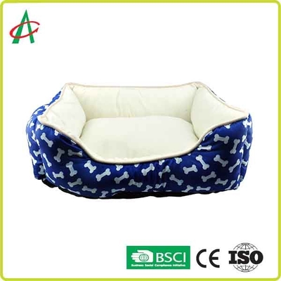 Coperta lanuginosa del cane di rettangolo, letto molle dell'animale domestico di CPSC con l'anti fondo di slittamento