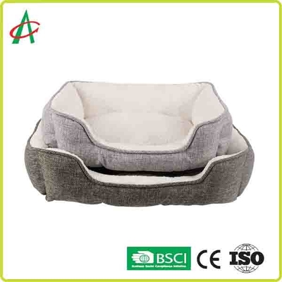 Coperta lanuginosa del cane di rettangolo, letto molle dell'animale domestico di CPSC con l'anti fondo di slittamento