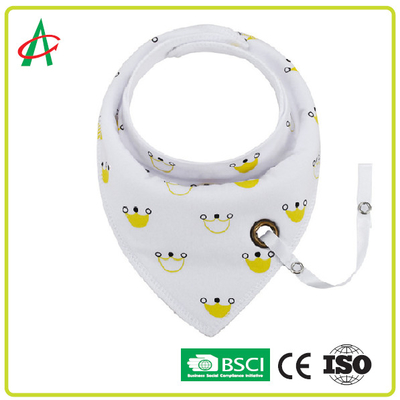 Busbane francesi 100% del neonato del cotone 34x31CM con la clip della tettarella regolabile