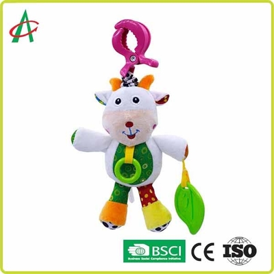 Crepitio della peluche del bambino del leone 15cm con la masticazione del Teethers