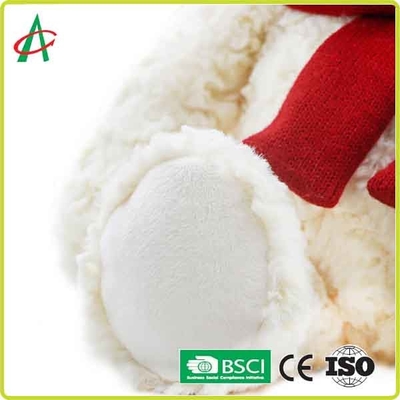 Peluche Huggable Teddy Bear With Christmas Cap di 25cm