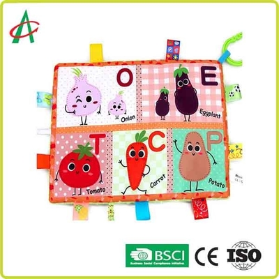 Frutta ultra molle della peluche del giocattolo del piumino del bambino di BSCI 29.7x21cm e stampa animale