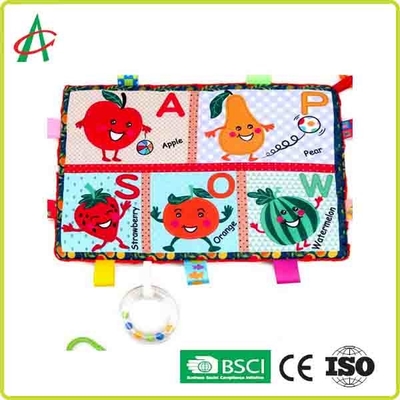 Frutta ultra molle della peluche del giocattolo del piumino del bambino di BSCI 29.7x21cm e stampa animale
