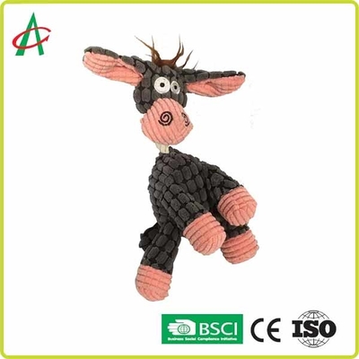 Animale domestico durevole Toy Donkey Plush Pet Toys stridulo interattivo per il cucciolo ed i cani medi