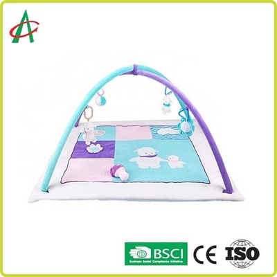 Palestra portatile lavabile 100% del gioco di attività del bambino del poliestere Mat Infant Toddlers