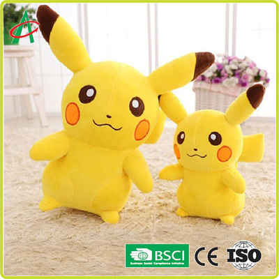 Bambola animale del cuscino del fumetto di Pikachu della bambola della peluche di kabi sveglio del giocattolo