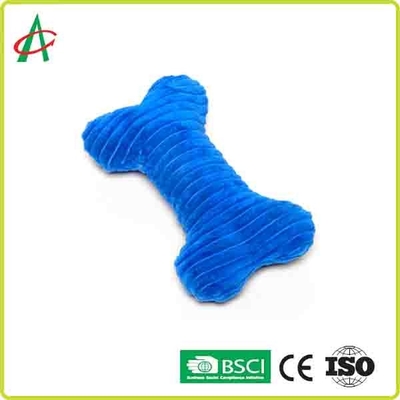 Giocattoli durevoli su ordinazione del cane della peluche dell'osso di Coloful con gli Squeakers