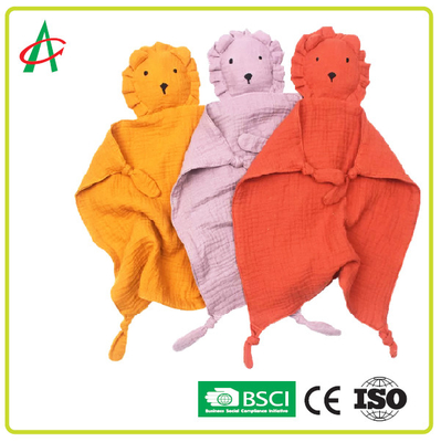 Piumino neonato Toy Organic Cotton Stuffed Animal della mussola dell'OEM