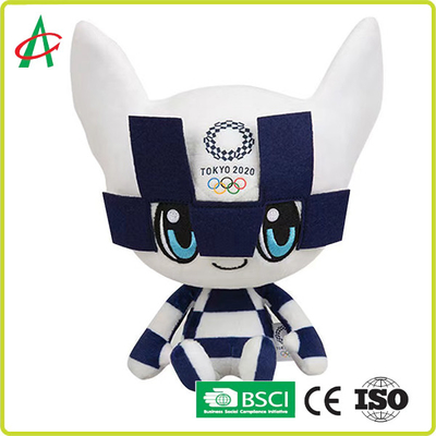ASTM Tokyo lavabile 2021 giocattolo olimpico della peluche della mascotte