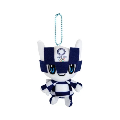 ASTM Tokyo lavabile 2021 giocattolo olimpico della peluche della mascotte