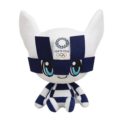 ASTM Tokyo lavabile 2021 giocattolo olimpico della peluche della mascotte