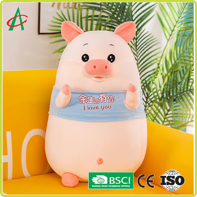 Peluche sveglia 20in lavabile Toy Pillows For Girls del maiale dell'OEM