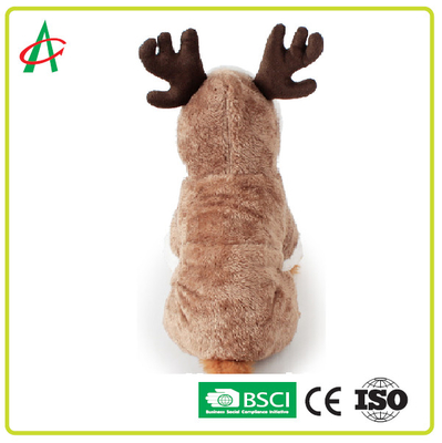Vestiti dell'animale domestico della peluche di tema di Natale di BSCI con il bottone automatico