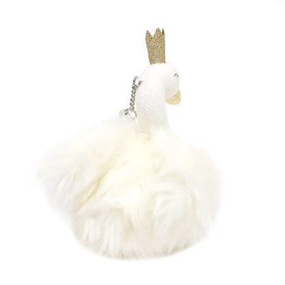 CPSIA ha farcito principessa Flash Key Chain del cigno per le ragazze