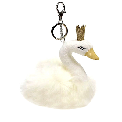 CPSIA ha farcito principessa Flash Key Chain del cigno per le ragazze