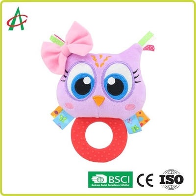 ASTM Handcrafted il crepitio non tossico della peluche del bambino con Teether