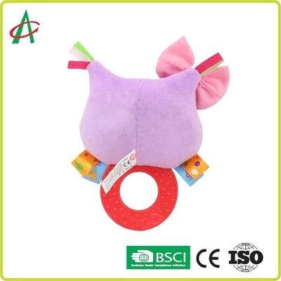 ASTM Handcrafted il crepitio non tossico della peluche del bambino con Teether