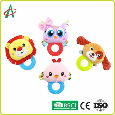 ASTM Handcrafted il crepitio non tossico della peluche del bambino con Teether