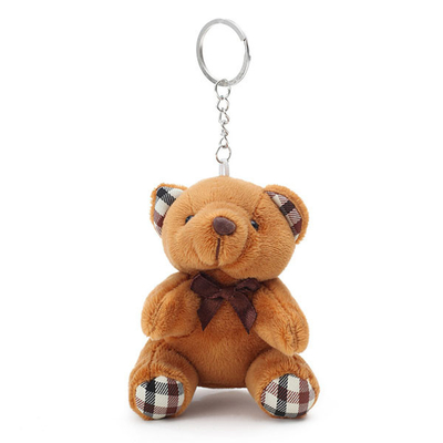 EN71 Handcrafted il ricamo Mini Stuffed Bear Keychain