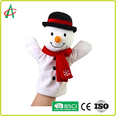 BSCI in pieno Handcraft i burattini di mano di cucito della peluche per il Natale