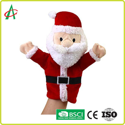 BSCI in pieno Handcraft i burattini di mano di cucito della peluche per il Natale