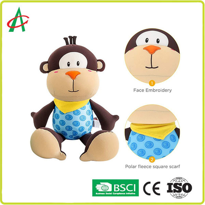 Il polistirolo sveglio del regalo di Adorkable dei bambini borda il giocattolo farcito scimmia di riempimento