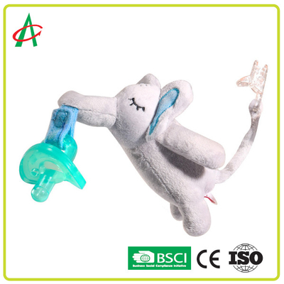 Certificato lavabile di Toy Pacifier Clip CE/BSCI della peluche della tettarella