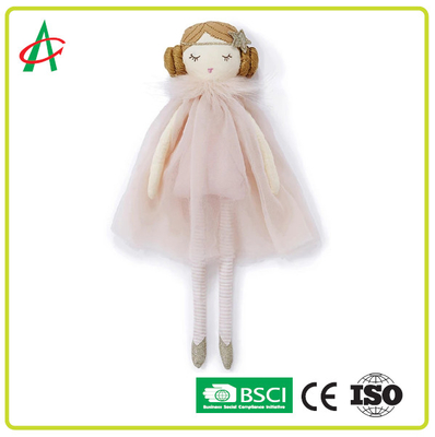 Bambola della peluche farcita cotone di BSCI EN71 pp in vestito da balletto