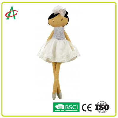 Bambola della peluche farcita cotone di BSCI EN71 pp in vestito da balletto