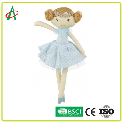 Bambola della peluche farcita cotone di BSCI EN71 pp in vestito da balletto