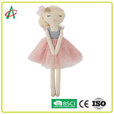 Bambola della peluche farcita cotone di BSCI EN71 pp in vestito da balletto