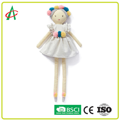 Bambola della peluche farcita cotone di BSCI EN71 pp in vestito da balletto
