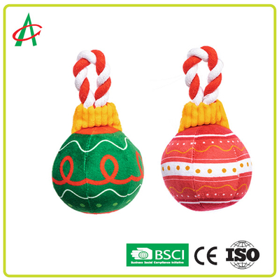 Masticazione lavabile Toy With Squeaker Machine dell'animale domestico di Natale